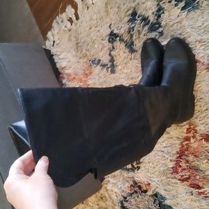 Knee High Pleather Boots